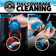 Chemical Guys Sticky Icky gel safe on multiple surfaces like plastic and metal