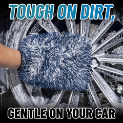Chemical Guys The Dually dual-fiber mitt pairs with foam cannon for efficient cleaning.