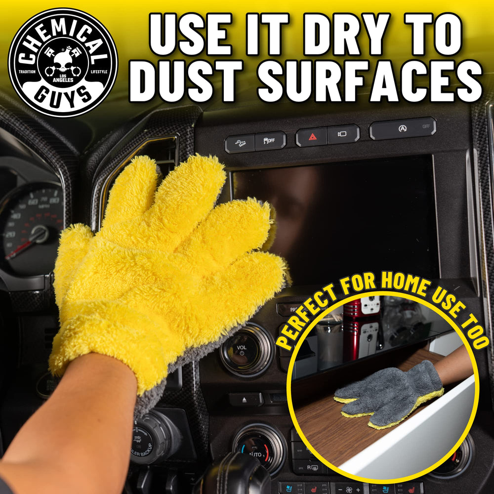 Chemical Guys The Stranger in-use grip during car cleaning in tight spaces