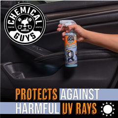 Chemical Guys Tire Kicker sprayable tire shine adapts to boats and RVs with versatile shine
