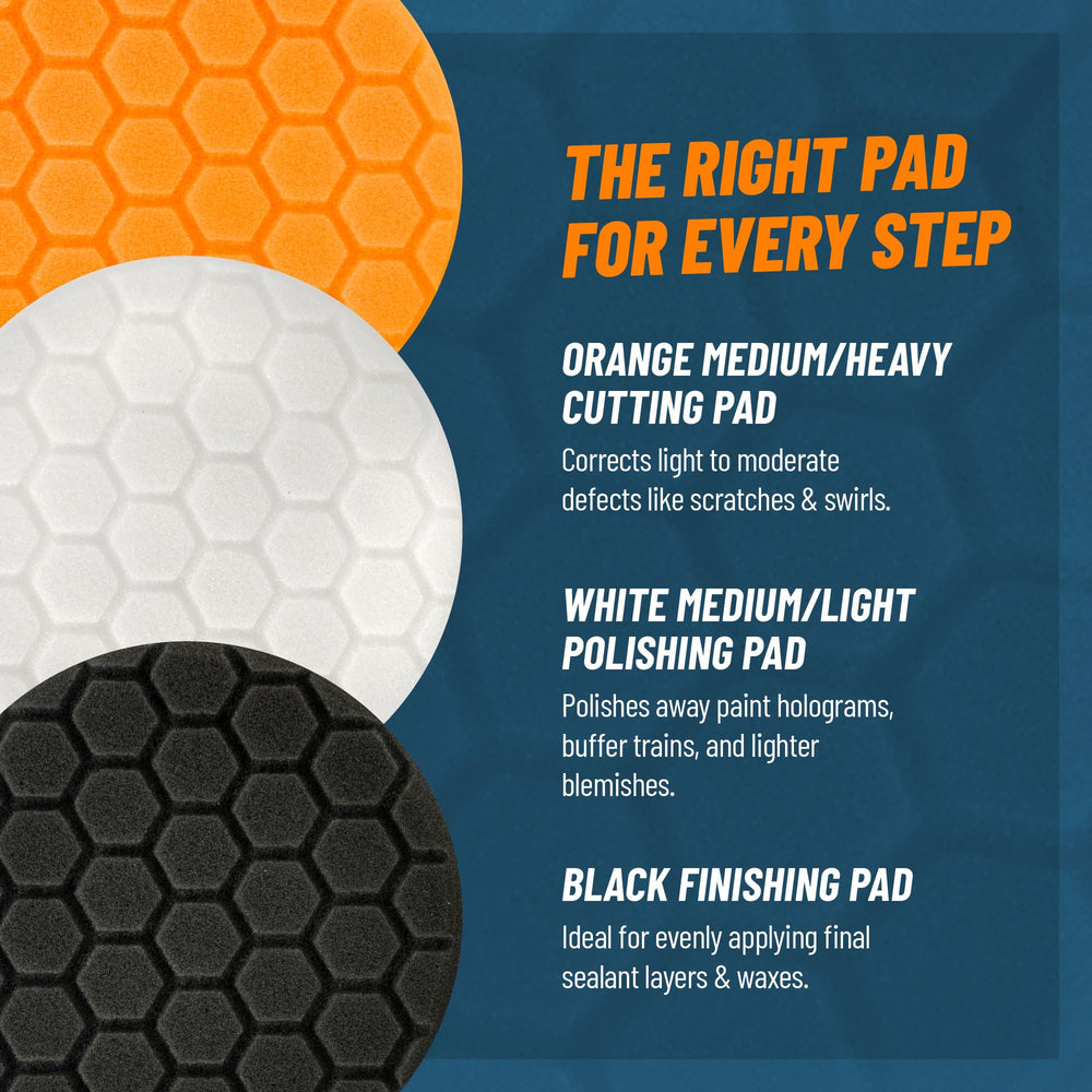 Chemical Guys TORQX headlight polish for clearer lenses.