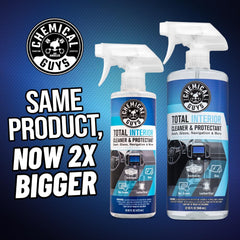 Chemical Guys Total Interior Cleaner on plastic and vinyl surfaces for safe lift