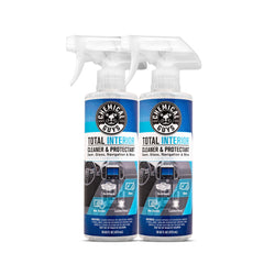 Chemical Guys Total Interior Cleaner spray action for a streak-free finish