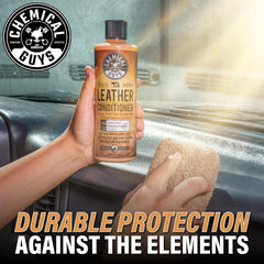 Chemical Guys Vintage Series Leather Conditioner revitalizes car interior surfaces