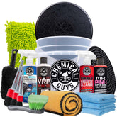 Chemical Guys wash bucket with dirt trap lid for mess-free car cleaning at home