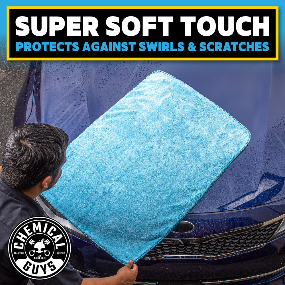 Chemical Guys Woolly Mammoth offers high absorption to speed drying on large vehicles.