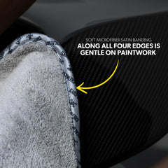 Durable Woolly Mammoth towel withstands repeated washes and keeps plush feel.
