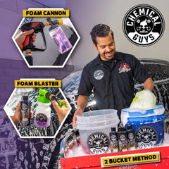 Chemical Guys Black Light black cherry scent adds a premium wash aroma.