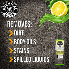 Dilution guidance for Chemical Guys CWS203 foaming citrus cleaner
