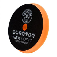Chemical Guys Hex-Logic Quantum Orange pad detail view highlighting edge finish