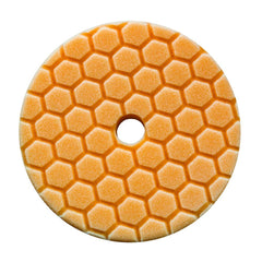 Chemical Guys Hex-Logic Quantum Orange pad front view for cutting light swirls