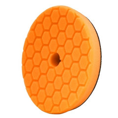 Chemical Guys Hex-Logic Quantum Orange pad packaging image shows ready-to-use auto accessory