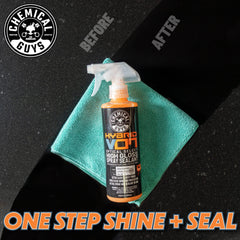 Chemical Guys Hybrid V7 glass detailing for clarity and protection.