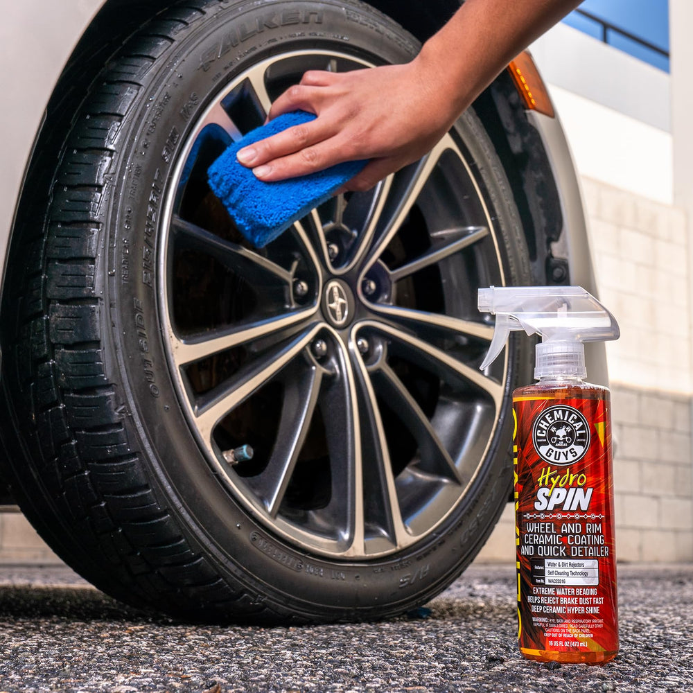 Safe on all wheel finishes including painted and powder-coated