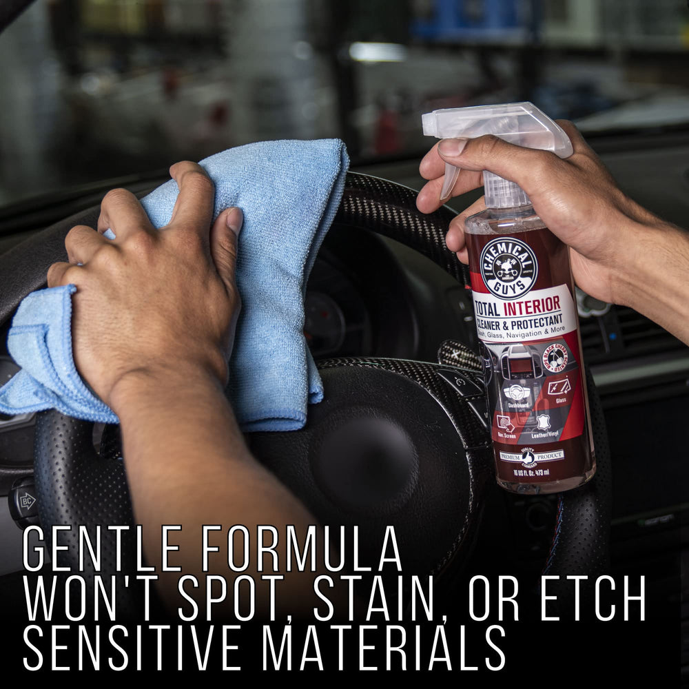 Chemical Guys Total Interior Cleaner leaves the cabin smelling Black Cherry