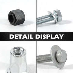 CHENACC tubular side step mounts provide strong, reliable support.