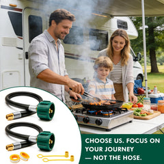 Cheuyeehui dual-tank RV hose kit suited for stoves and heaters.