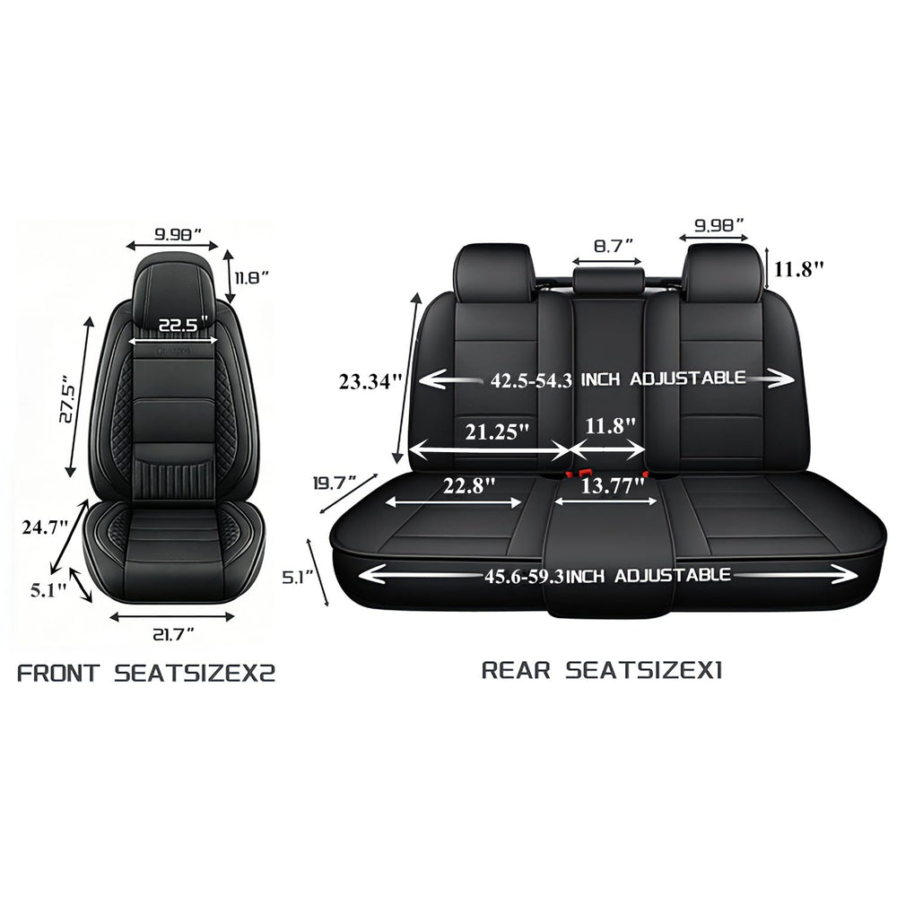 Chezope detachable headrest cover ensures flexible safety feature access.
