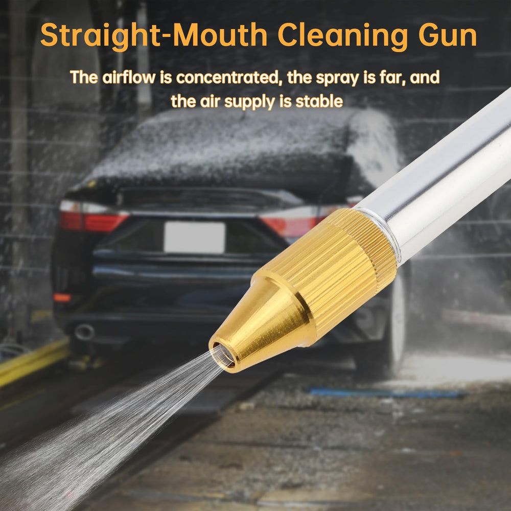 ChgImposs two-stage trigger enables air blow and liquid atomization.