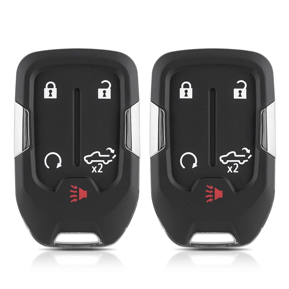 CHIJUIYZKEY 2pc GMC Sierra key fob cover front view shows secure snap-on fit