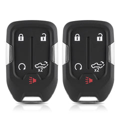 CHIJUIYZKEY 2pc GMC Sierra key fob cover front view shows secure snap-on fit