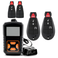 CHIJUIYZKEY RAM 1500 front key fob view for easy DIY replacement