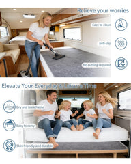 Chimelva versatile underlay suitable for RVs, boats, trailers, and home bedrooms.