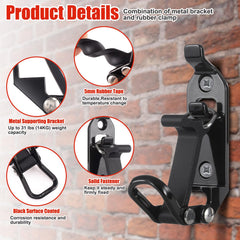 ChimimeDecor wall mounting brackets organize tools in workshop or garage.