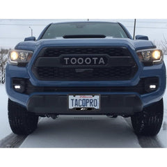 CHLSD Toyota TRD stripe frame kit components with screws
