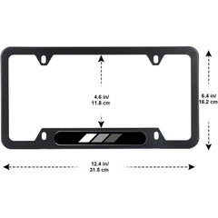 CHLSD Toyota TRD stripe frame light grey side view, corrosion resistant