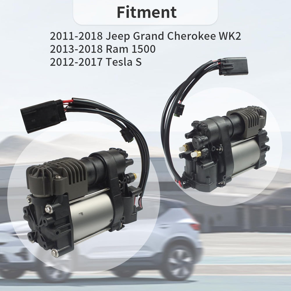 Chonse air suspension pump labeling with OEM numbers for quick compatibility checks