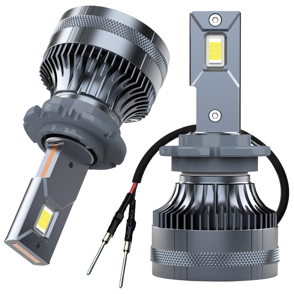 CHOPDARK D2H LED bulbs bypass ballast for simple 12V power connection.