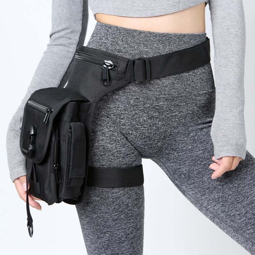 Chrisdien Deny waterproof thigh bag main compartment keeps essentials organized on rides