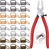 ChromLives 1-inch silver key fob hardware for durable DIY keychains.