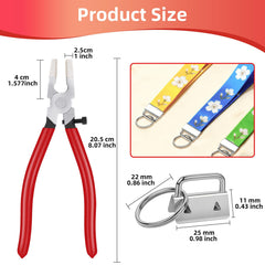 ChromLives webbing strap press tool helps secure fabric ends quickly.