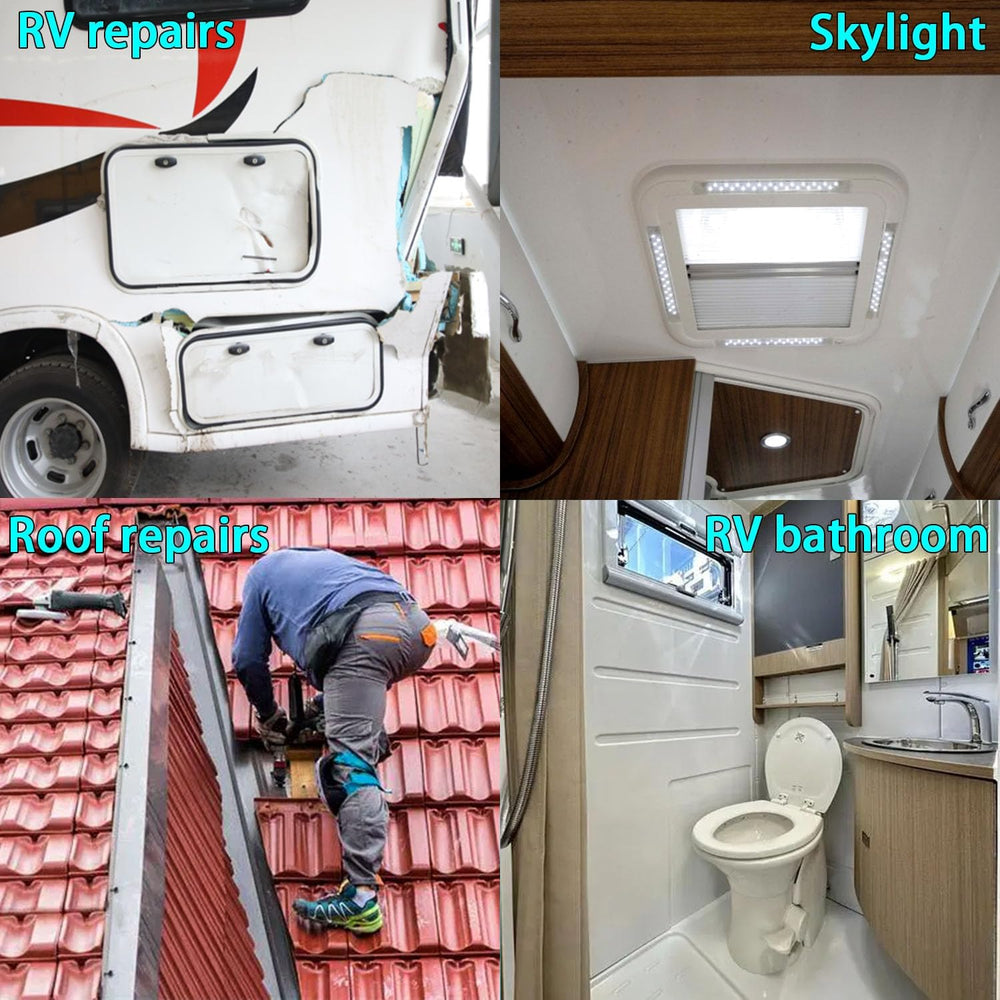 CHUANGSEED tape on trailer roof seam promotes waterproof protection.