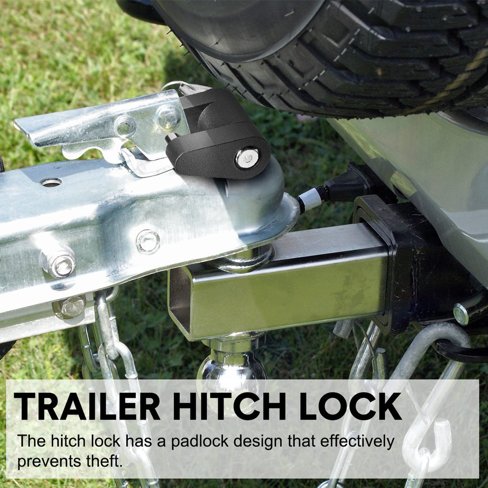 Chumia locks securing trailer coupler, doors, and cargo boxes.