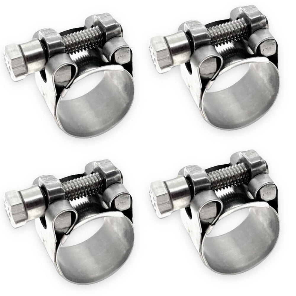 CHUN YUNG DA TT clamp closeup shows durable stainless steel construction for heavy-duty hoses.