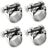 CHUN YUNG DA TT clamp closeup shows durable stainless steel construction for heavy-duty hoses.