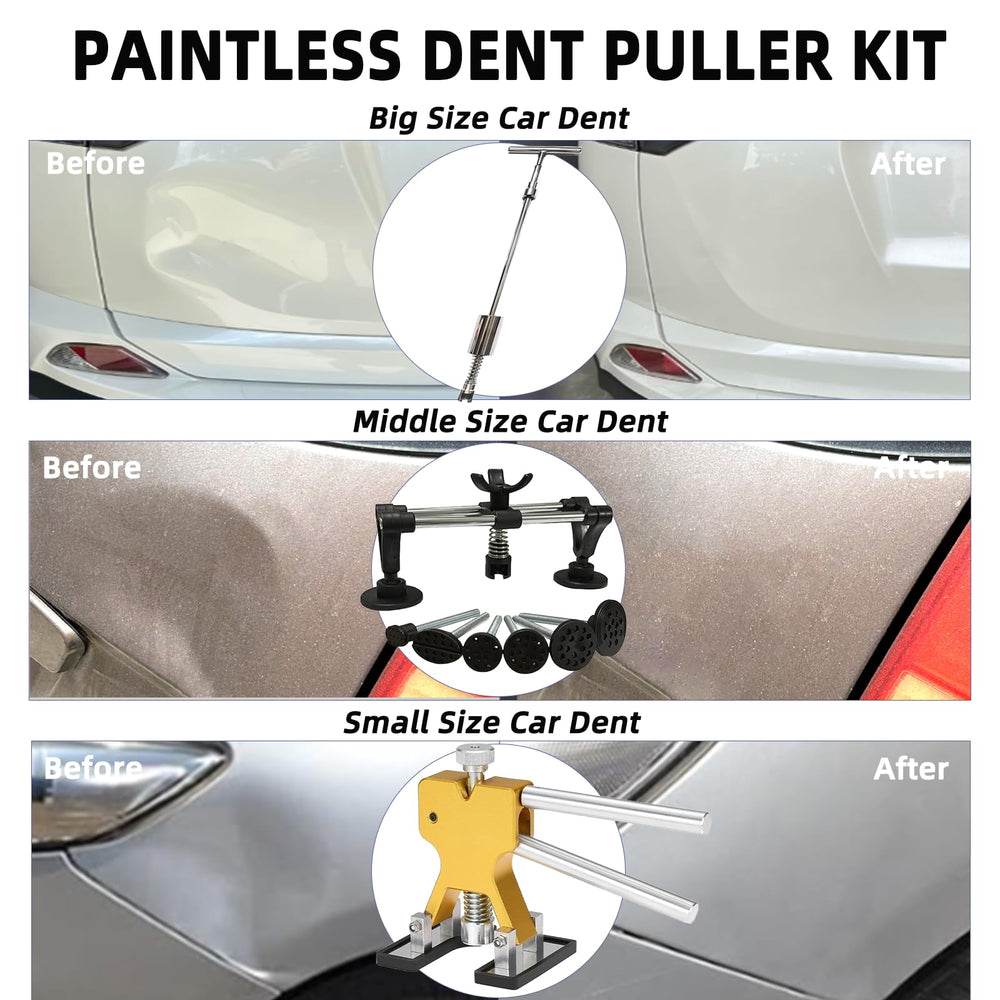 Chymogul T-bar dent puller ready for large dents.