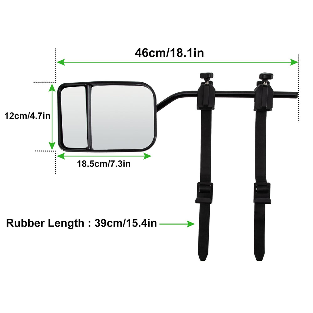 CICMOD high-definition glass delivers clear reflections for safer maneuvers.