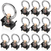Cididu 12-pack L-track stud fittings secure cargo on diverse tracks.