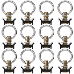 Cididu stainless steel O-ring and aluminum keeper offer durable, reliable ties.