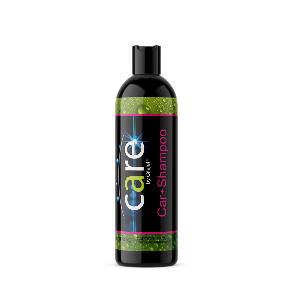 Cilajet Care Car-Shampoo producing thick foamy suds for safe cleaning.