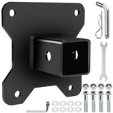 CILOYU 2-inch hitch receiver mounted on wall for organized storage and quick access.
