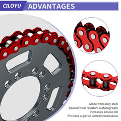 CILOYU 3 feet length with 95 links ready to fit