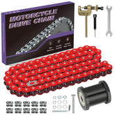 CILOYU 35 red chain with 140 links demonstrates durability for minibikes.