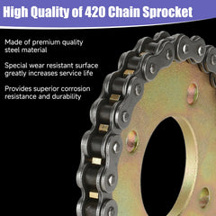 CILOYU 10T 5/8 bore 420 sprocket with keyway included
