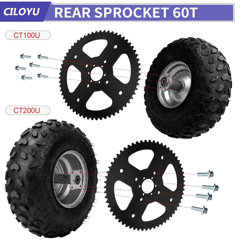 CILOYU 420 chain with 90 links for reliable power transfer on mini bikes