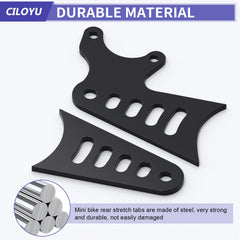 CILOYU 4in stretch tabs 12mm holes provide precise alignment.